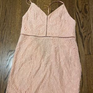 worn once nordstrom pink dress